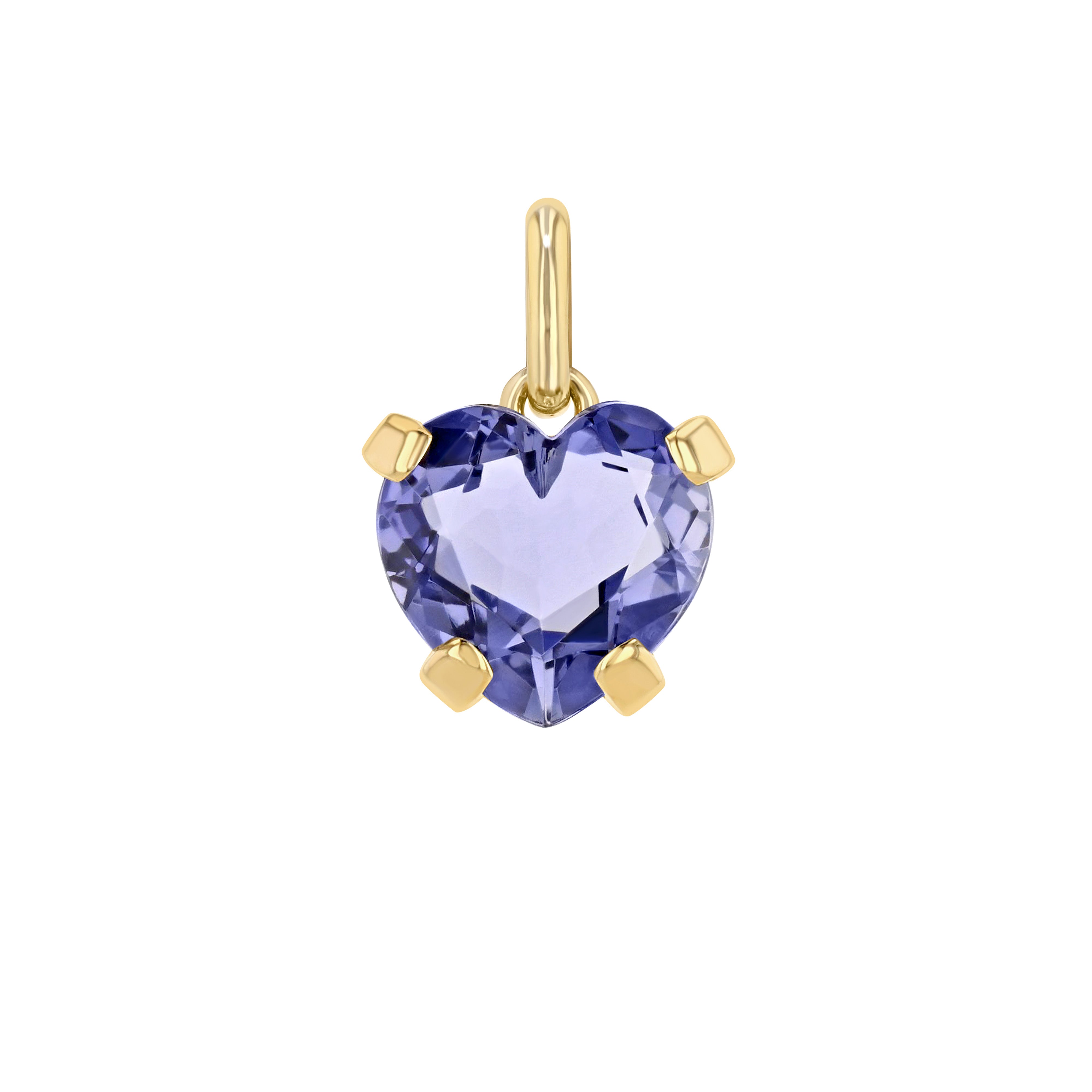 Tanzanite Heart Elemental Pendant